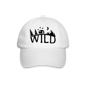 Wild Forest Mountain Motorhome - Baseball Cap - white/white - Front
