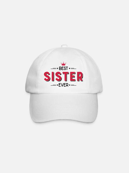 Sister - Baseball Cap - white/white