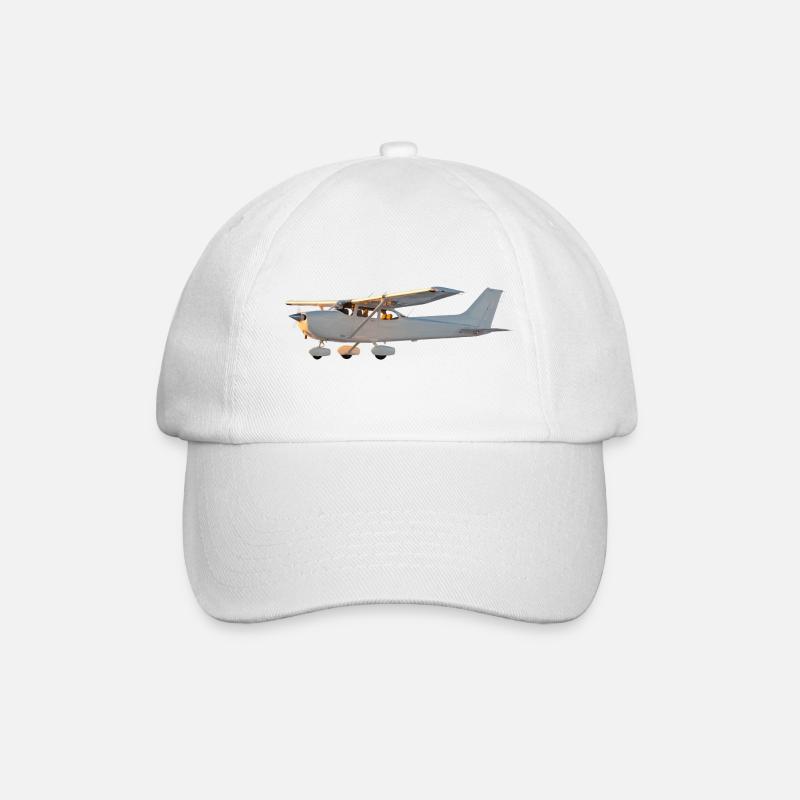 Cessna - Baseballkappe - Weiß/Weiß