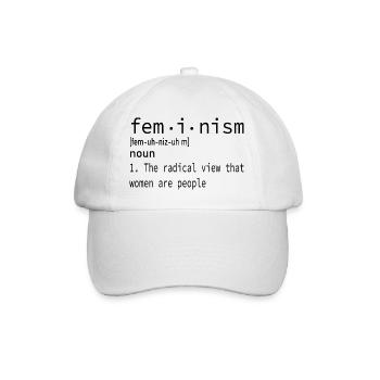 Femme feminisme cadeau - Casquette classique - blanc/blanc - Devant