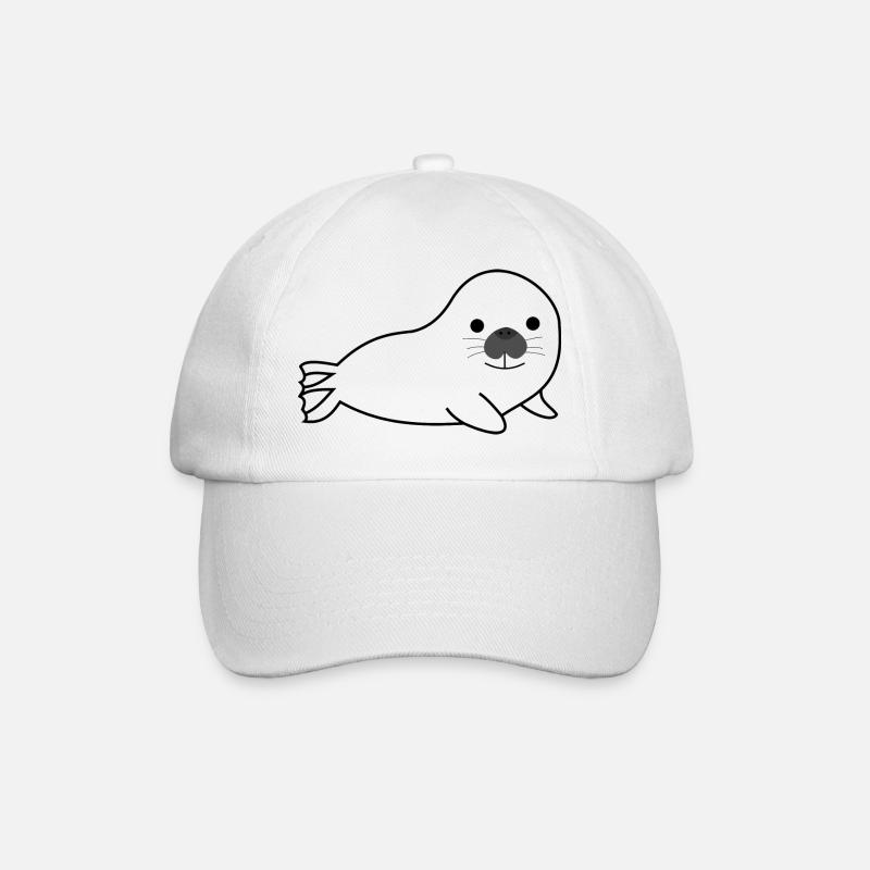 Phoques - Casquette classique - blanc/blanc