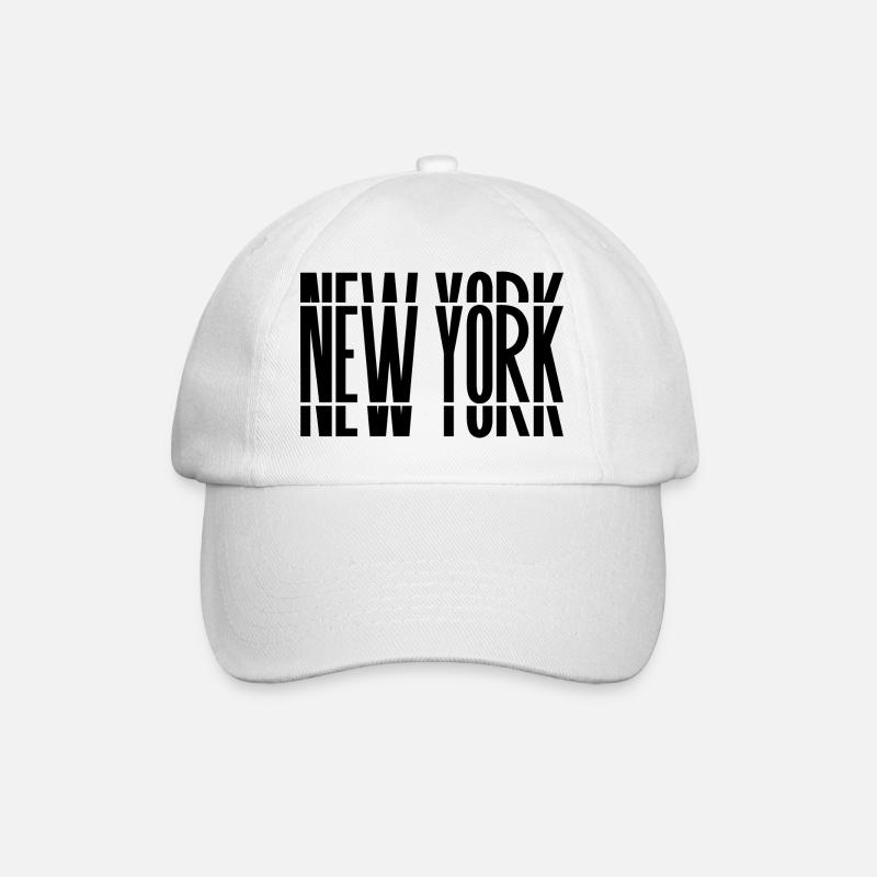 New York - Casquette classique - blanc/blanc