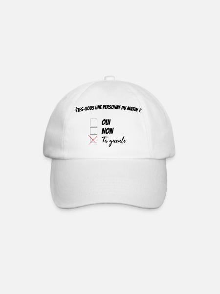 Pas du matin - Casquette classique - blanc/blanc
