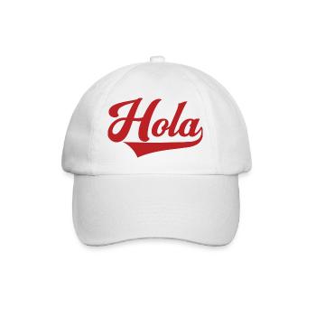 Hola Espagnol Bonjour Hawaii Hawaiian Pride Mexicain - Casquette classique - blanc/blanc - Devant