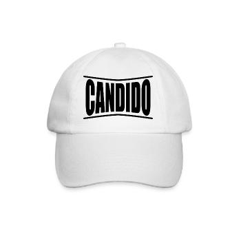 T-Shirt Candido T-Shirt Geschenkidee - Baseballkappe - Weiß/Weiß - Vorne