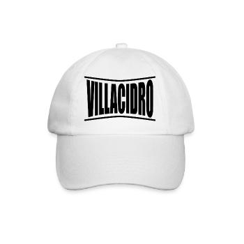 t-shirt Villacidro t-shirt Sardaigne idée cadeau - Casquette classique - blanc/blanc - Devant