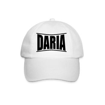 Daria t-shirt t-shirt idée cadeau - Casquette classique - blanc/blanc - Devant