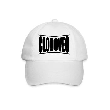 Idée cadeau t-shirt Clodoveo - Casquette classique - blanc/blanc - Devant
