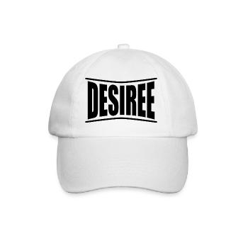 t-shirt Desiree t-shirt idée cadeau - Casquette classique - blanc/blanc - Devant