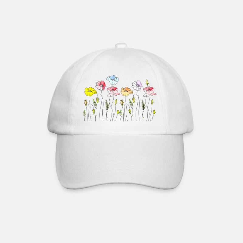 Fleur - Casquette classique - blanc/blanc