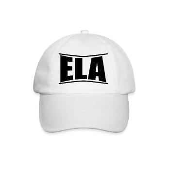 T-shirt Ela t-shirt idée cadeau - Casquette classique - blanc/blanc - Devant