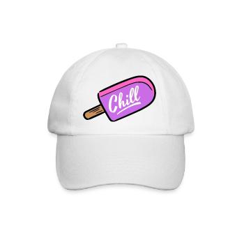 Ice Cream Chill - Baseball Cap - white/white - Front