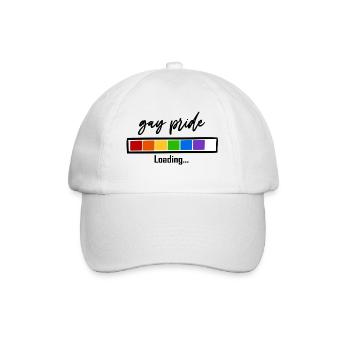 Gay Pride LGBT Pride Rainbow Gay Festival - Baseball Cap - white/white - Front