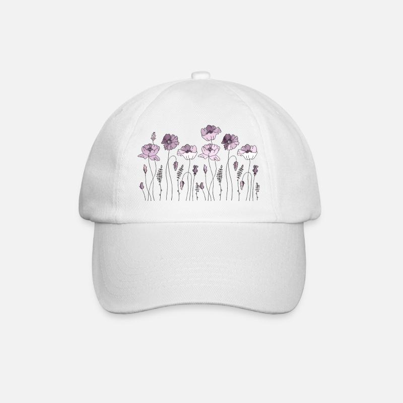 Fleur - Casquette classique - blanc/blanc
