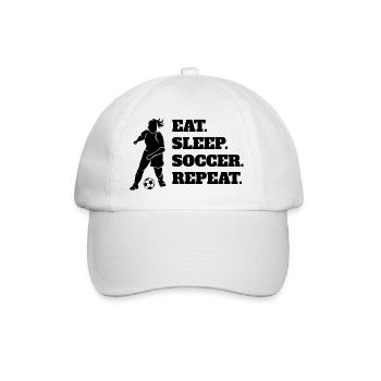 Soccer Soccer Coach Soccer Player Soccer Player - Baseball Cap - white/white - Front