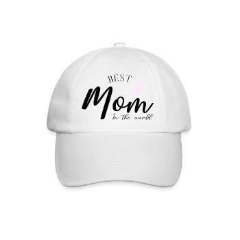 Best mom in the world meilleure maman du monde - Casquette classique - blanc/blanc - Devant