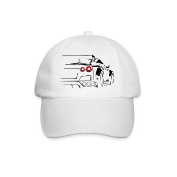 voiture de sport course tuning moteur - Casquette classique - blanc/blanc - Devant