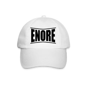 t-shirt Enore t-shirt gift idea - Baseball Cap - white/white - Front