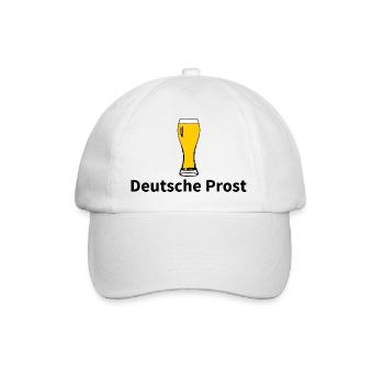 Standard Bier nur hier - Baseballkappe - Weiß/Weiß - Vorne