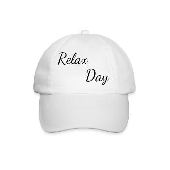 Relax day - Casquette classique - blanc/blanc - Devant