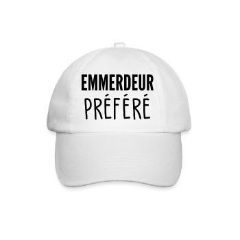 emmerdeur préféré / humour meilleur amis - Casquette classique - blanc/blanc - Devant