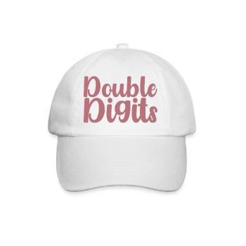 Cadeau d’anniversaire 10 ans, 10 ans, pour garçons et filles - Casquette classique - blanc/blanc - Devant
