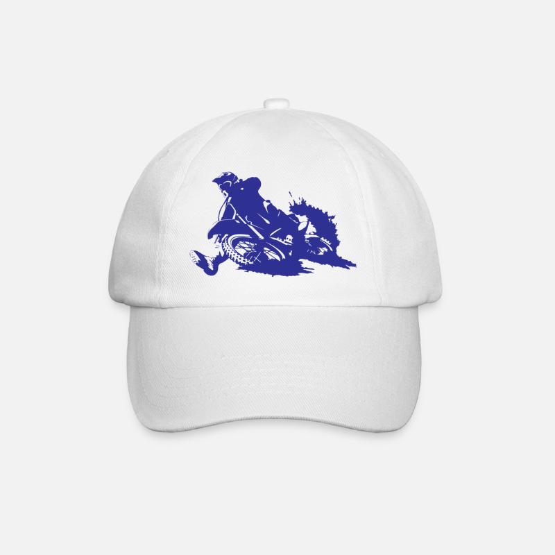 Motocross - Baseball Cap - white/white