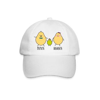Famille Papaya - Casquette classique - blanc/blanc - Devant