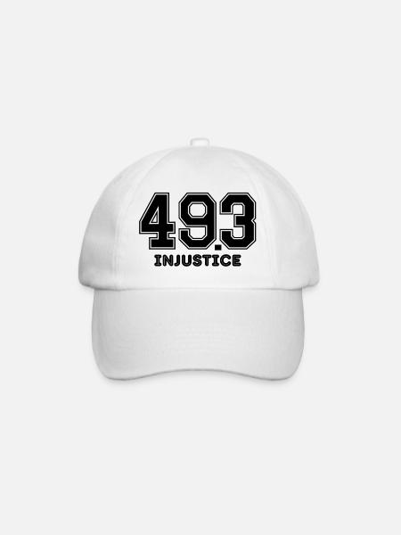 réforme des retraites, Macron, injustice - Casquette classique - blanc/blanc