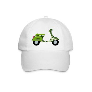 Roller Daisy Meadow Holiday Summer Italy Fan - Baseball Cap - white/white - Front