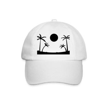 Plage - Casquette classique - blanc/blanc - Devant