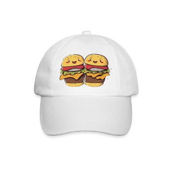 Hamburger Buddies - Baseballkappe - Weiß/Weiß - Vorne