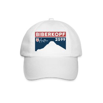 Biberkopf Berg Klettern Wanderung Warth Schröcken - Baseballkappe - Weiß/Weiß - Vorne