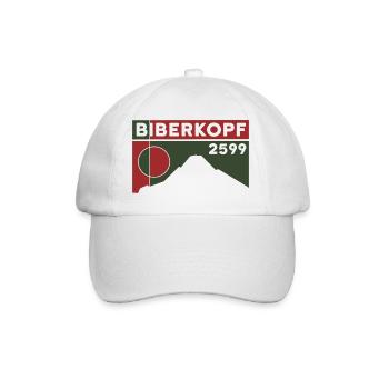 Biberkopf Höhe Wanderung Warth Schröcken Arlberg - Baseballkappe - Weiß/Weiß - Vorne