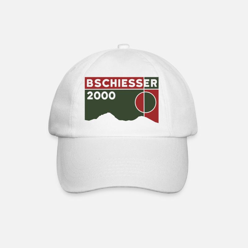 Bschießer Bschiesser Hiking Mountain Edge Climbing - Baseball Cap - white/white