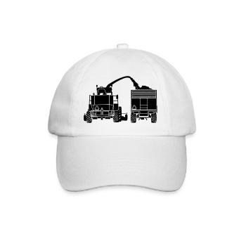 Corn chopper - Baseball Cap - white/white - Front