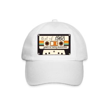 1963 - Baseball Cap - white/white - Front