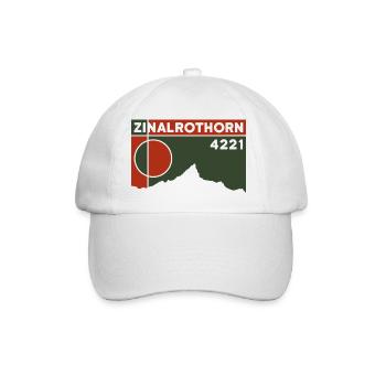 Zinalrothorn High Tour Mountain Tour Souvenir Souvenir - Casquette classique - blanc/blanc - Devant