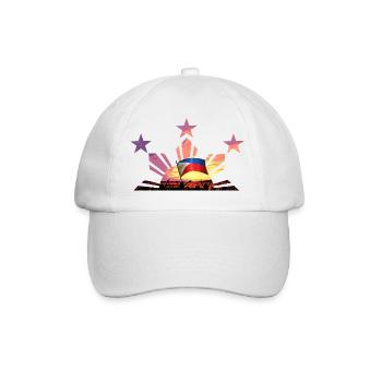 Philippines drapeau philippin fierté je cadeau - Casquette classique - blanc/blanc - Devant