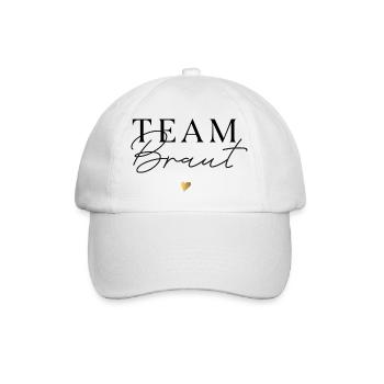 JGA team braut - Baseballkappe - Weiß/Weiß - Vorne
