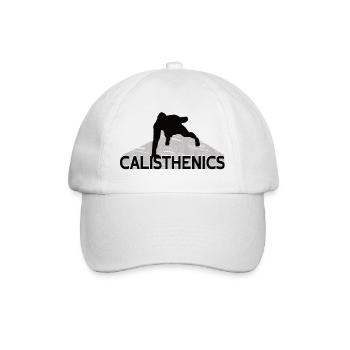 Calisthenics – Street Workout Design - Baseball Cap - white/white - Front