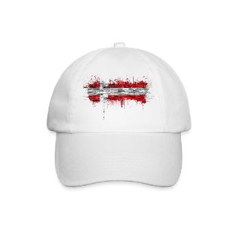 Danemark Europe Drapeau danois symboles nationaux norden - Casquette classique - blanc/blanc - Devant
