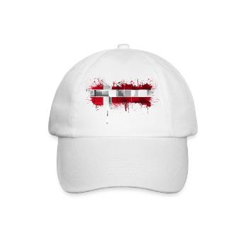 Danemark Europe Drapeau danois symboles nationaux norden - Casquette classique - blanc/blanc - Devant