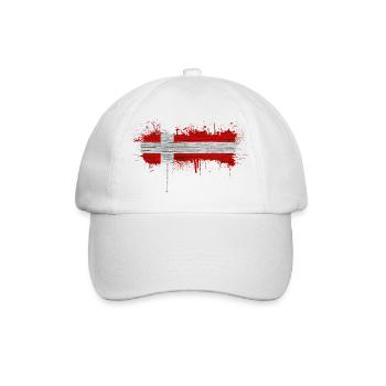 Danemark Europe Drapeau danois symboles nationaux norden - Casquette classique - blanc/blanc - Devant