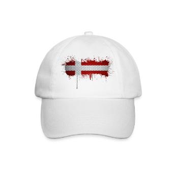 Danemark Europe Drapeau danois symboles nationaux norden - Casquette classique - blanc/blanc - Devant