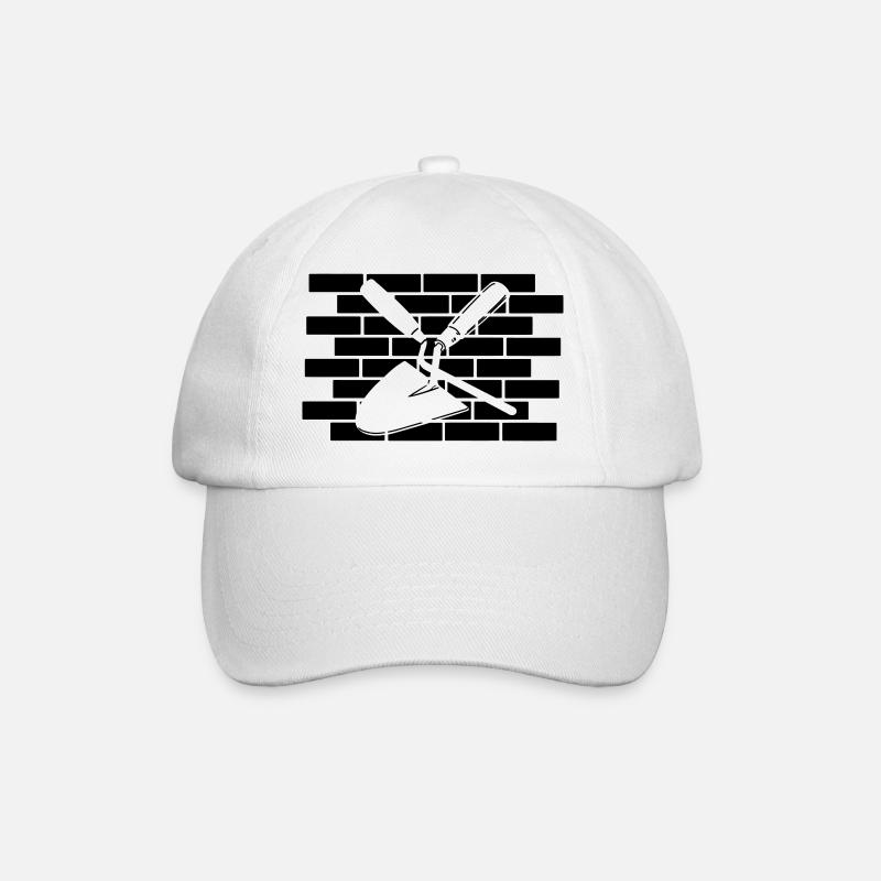 Découpe du clou et de la truelle - Casquette classique - blanc/blanc