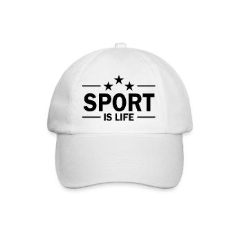 Basket-ball - Casquette classique - blanc/blanc - Devant