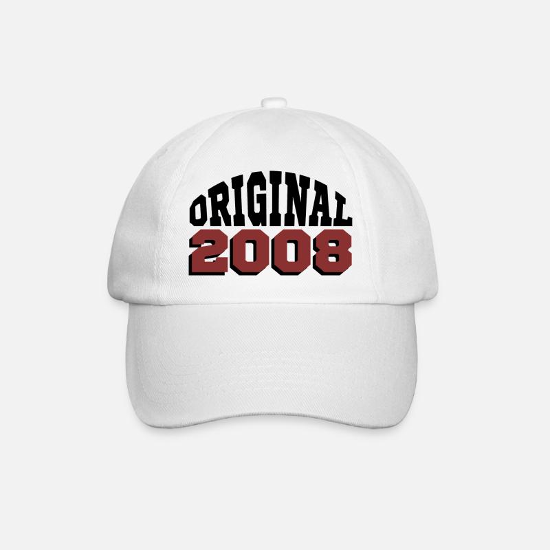 Original 2008 - Baseballkappe - Weiß/Weiß