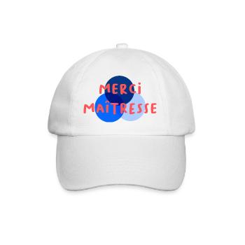 MISTRESS. THANK YOU. THANK YOU MISTRESS - Baseball Cap - white/white - Front