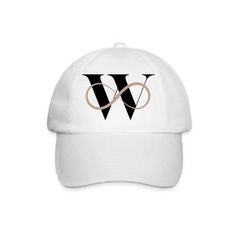 Infinite w Letter - Baseball Cap - white/white - Front